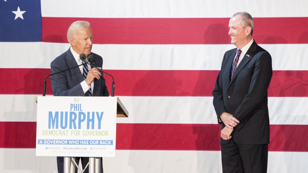 Joe Biden and Phil Murphy