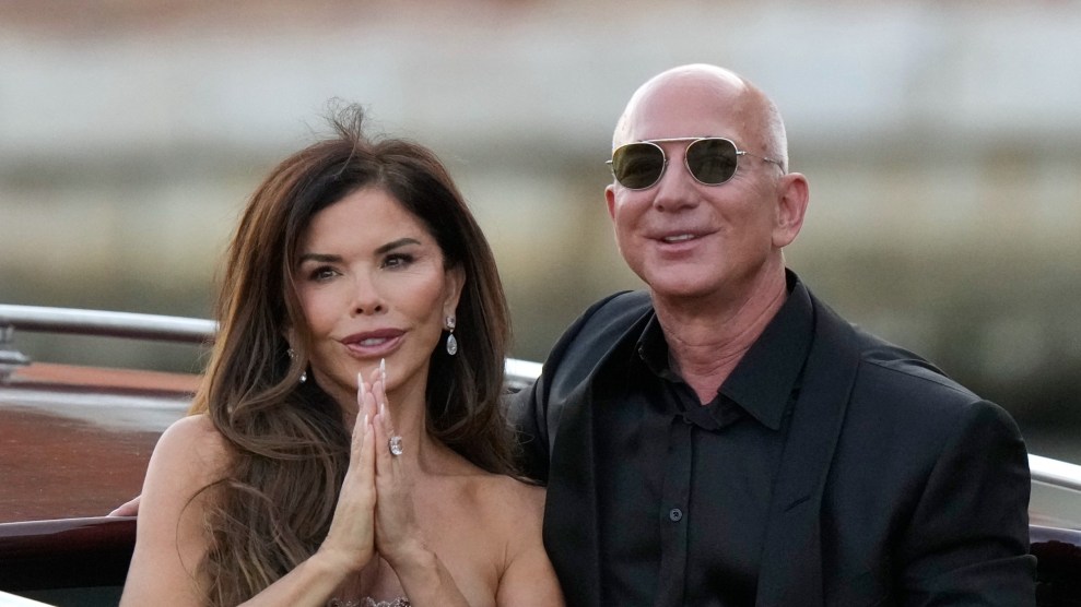 Lauren Sanchez and Jeff Bezos