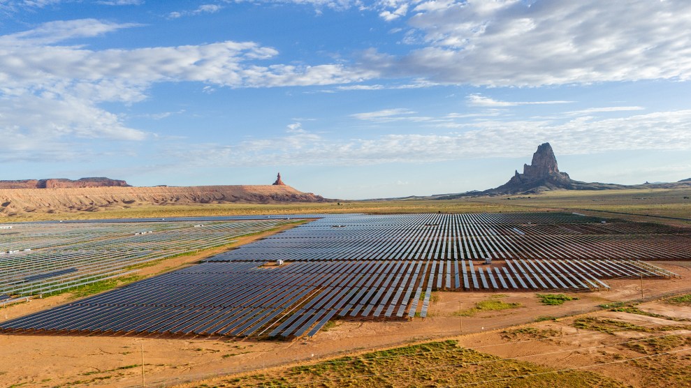 The Kayenta Solar Plant developed by the Navajo Tribal Utility Authority
