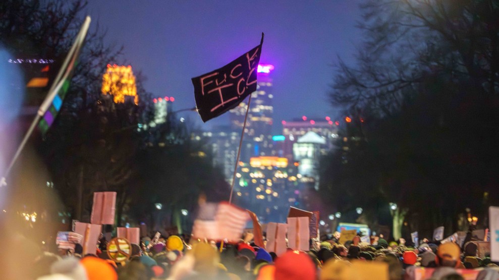 A protest is held on 34th & and Portland to honor Renee Good, a 37 year old woman shot and killed in the head by federal ICE agents on Wednesday.