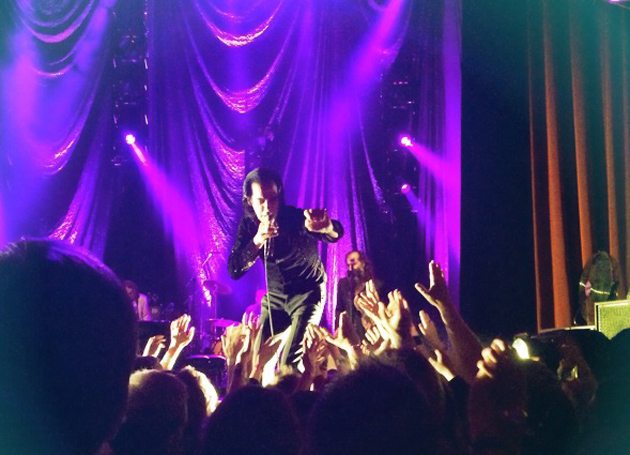Nick Cave at San Francisco's Warfield Theater on July 8