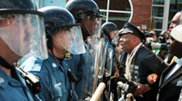 cops in Ferguson
