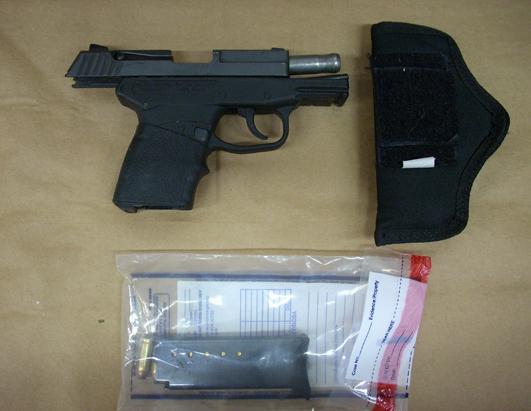 The gun George Zimmerman used to kill Trayvon: a 9mm Kel-Tec PF9 double-action pistol: State of Florida