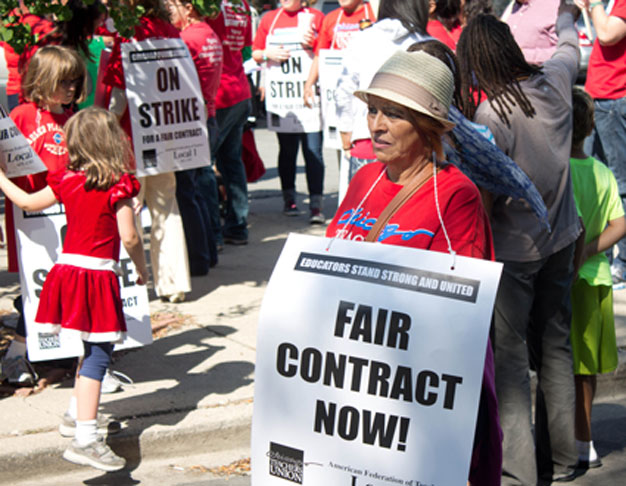 Chicago teachers on strike: September 10, 2012. br5ad, Flickr