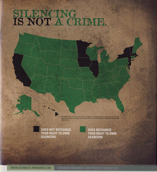 Silencing is not a crime ad