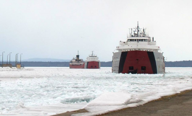 Lake Superior ice